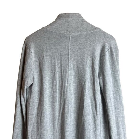 Active Life light Gray Open Front Women's Sweater - Picture 4 of 7